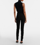 Stouls Carolyn mid-rise suede leggings