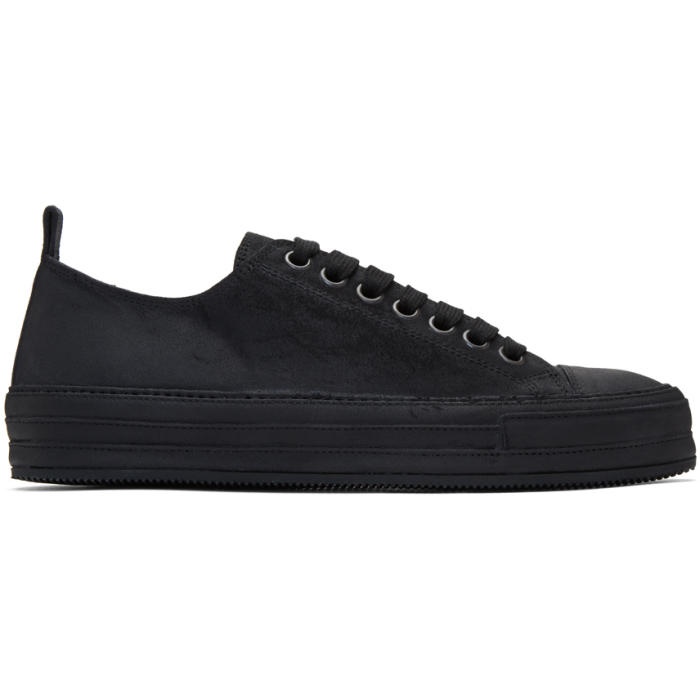 Photo: Ann Demeulemeester Black Suede Sneakers 