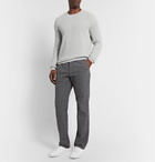 Incotex - Slim-Fit Honeycomb-Knit Cotton Sweater - Gray