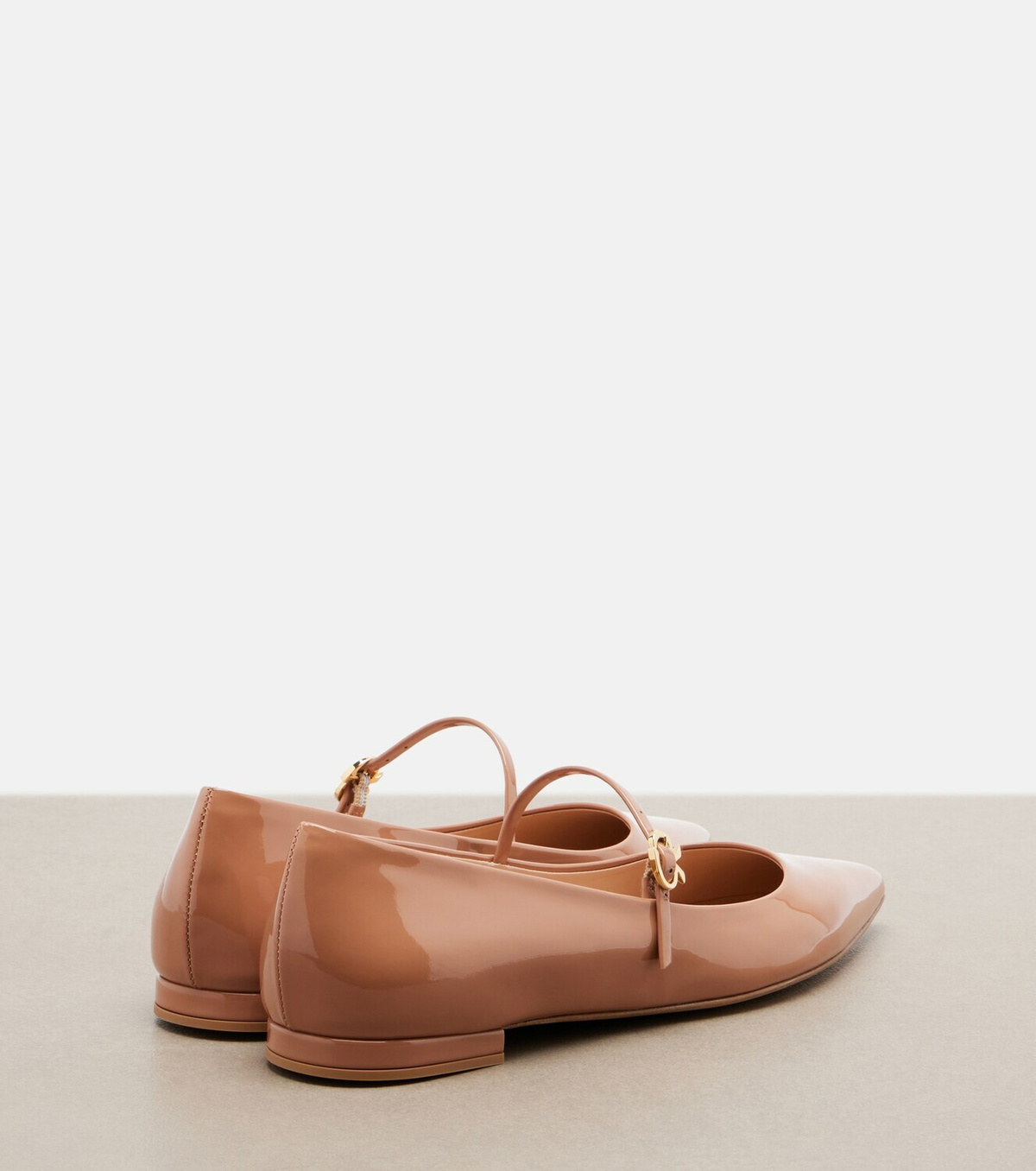 Gianvito Rossi Patent leather Mary Jane flats