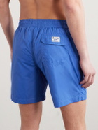 Hartford - Slim-Fit Mid-Length Recycled Swim Shorts - Blue