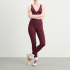 TALA Women's Dayflex Wrap High Waist Leggings in Fig