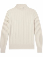 Brunello Cucinelli - Ribbed Cashmere Sweater - Neutrals