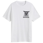 Maharishi Men's Temple M Vintage T-Shirt in White
