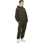 Helmut Lang Khaki Sleeve Strap Hoodie