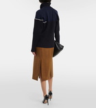 Victoria Beckham Double-collar wool sweater