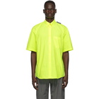 Balenciaga Yellow Tab Large Fit Short Sleeve Shirt