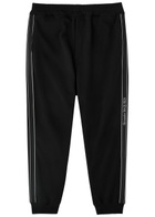 Alexander Mcqueen Logo-appliqué Cotton Sweatpants Black