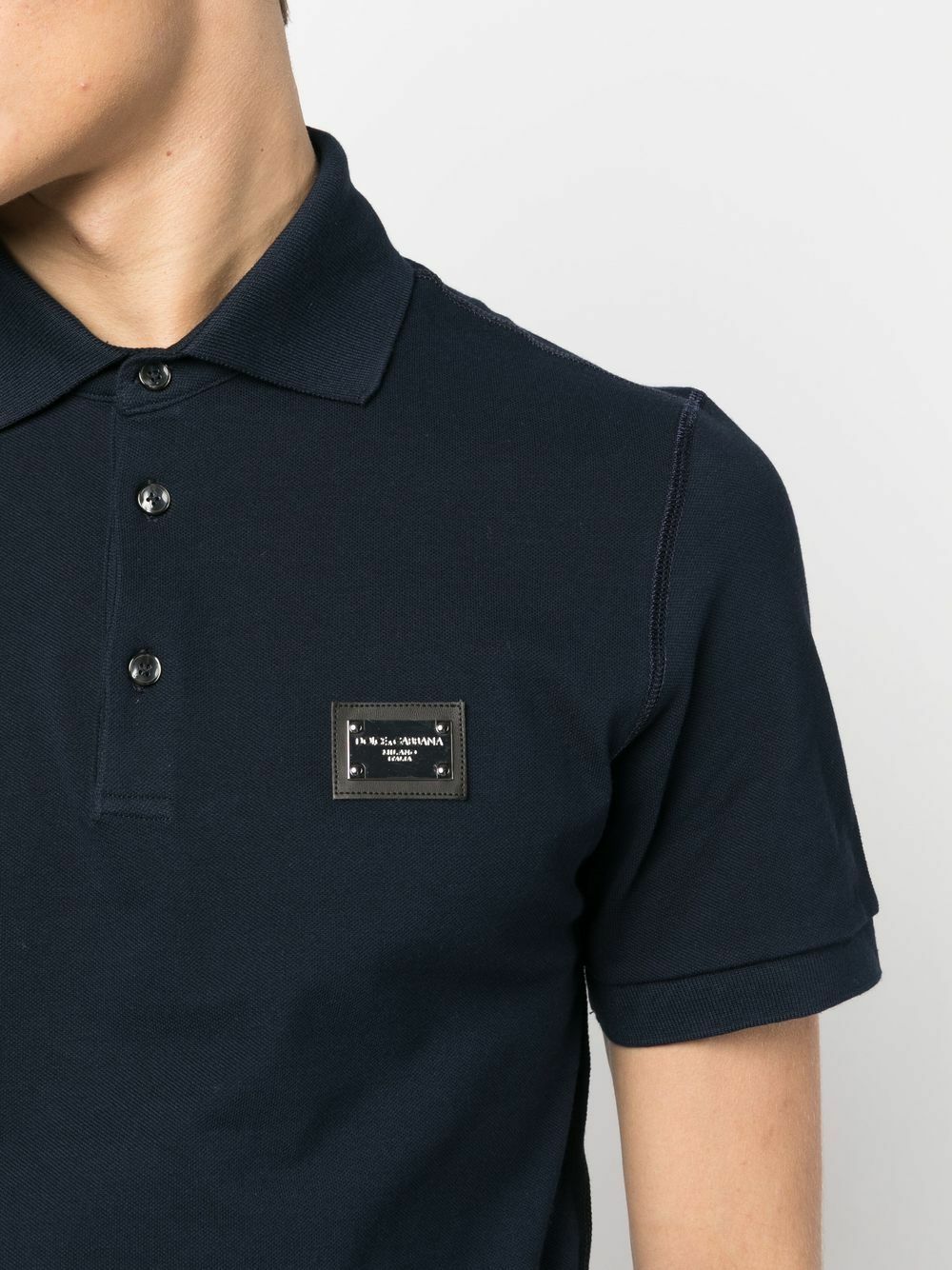 Dolce & Gabbana Orange Cotton Button Down Casual Polo Shirt main image 1