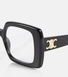 Celine Eyewear Triomphe square glasses