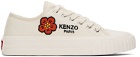 Kenzo Off-White Kenzo Paris Foxy Canvas Sneakers