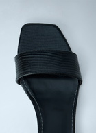 Toteme Slim Lizard-Embossed Bandeau Sandals