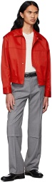 Commission SSENSE Exclusive Red Cotton Jacket