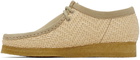 Clarks Originals Beige Raffia Wallabee Derbys