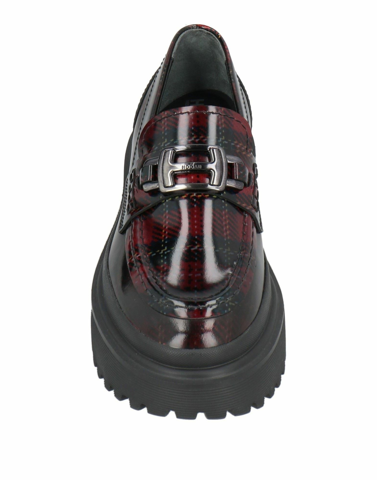 Hogan Womens Loafers Burgundy