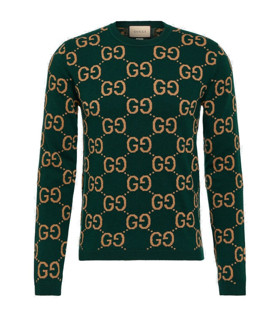 Gucci GG jacquard wool sweater Gucci Gucci GG jacquard wool sweater Gucci