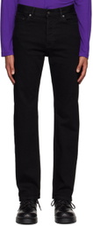 Filippa K Black Straight-Leg Jeans