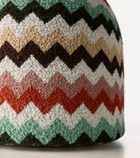 Missoni Panettone Riccio Zigzag bouclé pouf