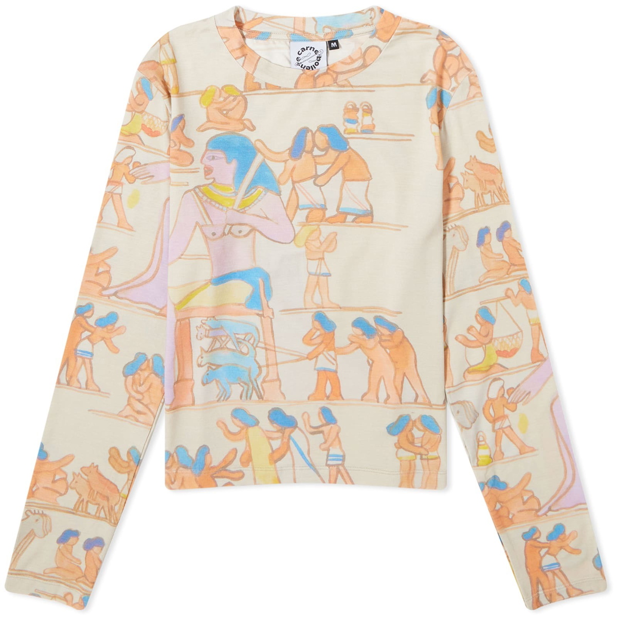 Carne Bollente Women's Hieroclits Long Sleeve Top in Multi