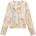 Carne Bollente Women's Hieroclits Long Sleeve Top in Multi