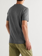 Massimo Alba - Garment-Dyed Cotton-Jersey T-Shirt - Gray