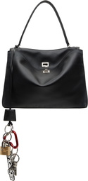 Balenciaga Black Rodeo Medium With One Charm Bag