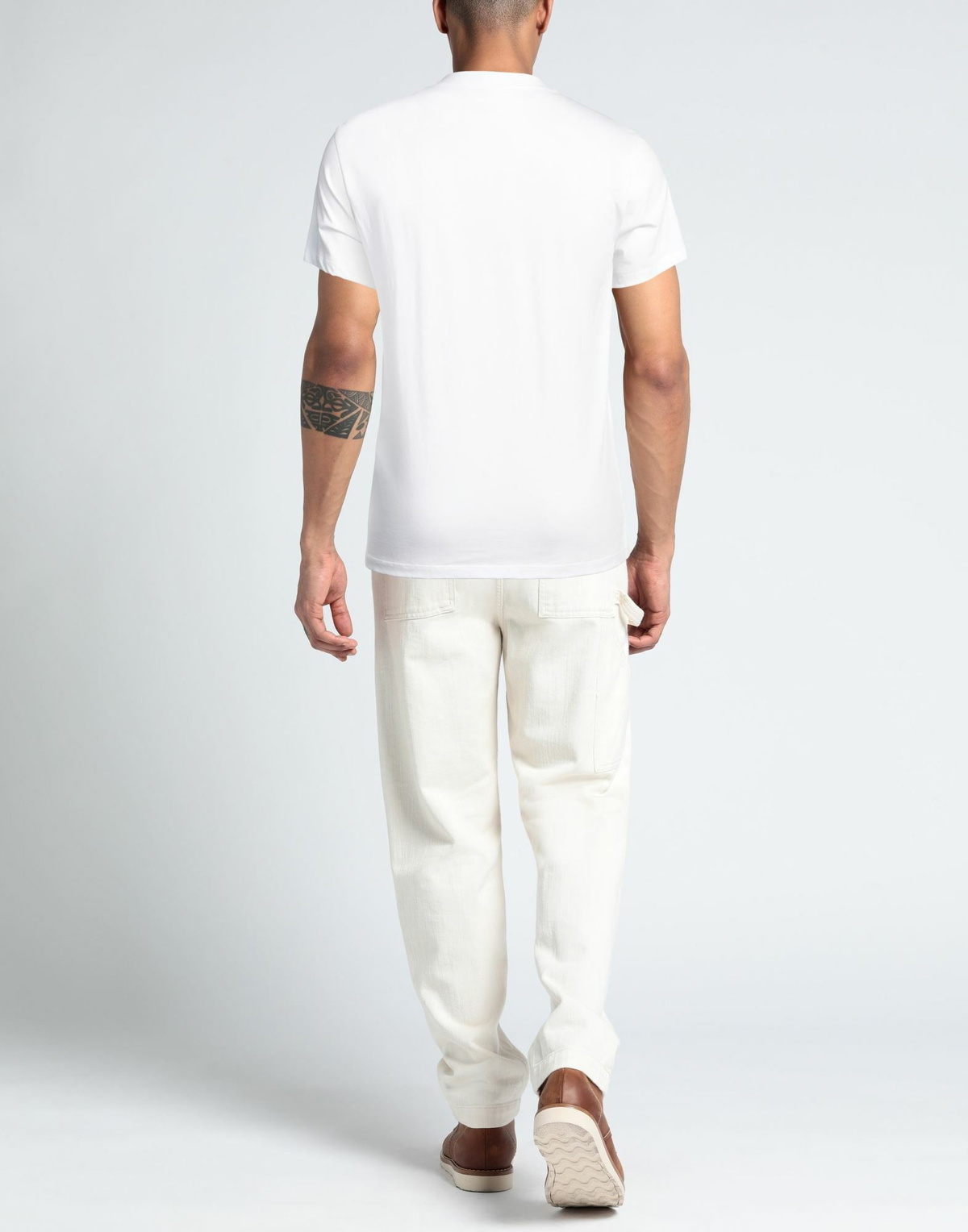 Sandro Mens T-shirt in White