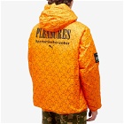Puma Men's x Pleasures Puffer Jacket in Orange Glow