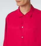 A.Presse Vintage silk and linen shirt