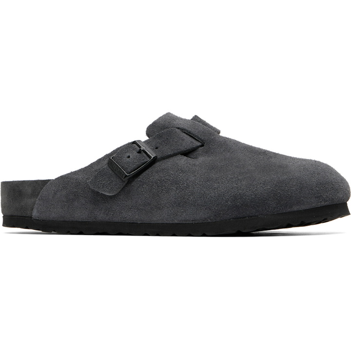 Photo: Birkenstock Gray Regular Boston Slip-on Loafers
