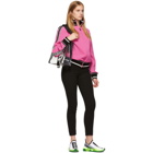 Dolce and Gabbana Pink Cady Zip Track Jacket