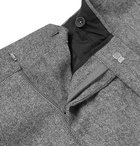 Kingsman - Grey Slim-Fit Herringbone Wool and Cashmere Suit Trousers - Gray