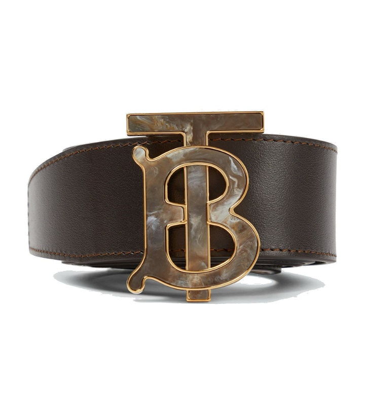 Photo: Burberry - TB leather belt