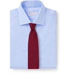 Kingsman - Turnbull & Asser Cotton and Linen-Blend Shirt - Blue