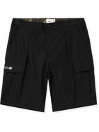 WTAPS - Wide-Leg Cotton-Ripstop Cargo Shorts - Black