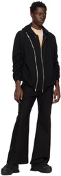 VEIN Black Flared Trousers