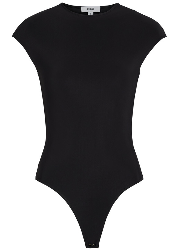 Photo: Agolde Agata Stretch-polyamide Bodysuit Black