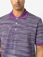 MISSONI - Striped Short Sleeve Polo Shirt