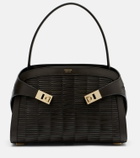 Ferragamo Hug Medium woven leather shoulder bag