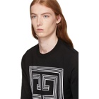 Givenchy Black Big 4G Intarsia Sweater