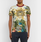 Dolce & Gabbana - Slim-Fit Printed Cotton-Jersey T-Shirt - Multi