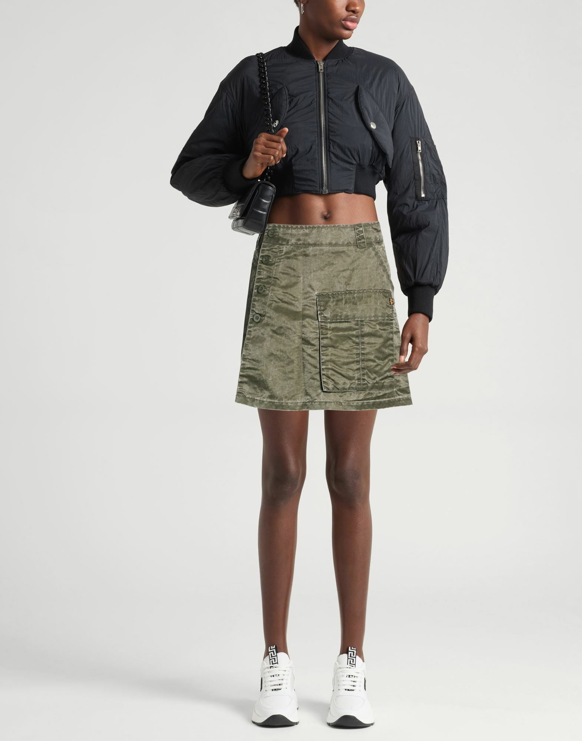 Alpha Industries Womens Mini skirt Dark in Green