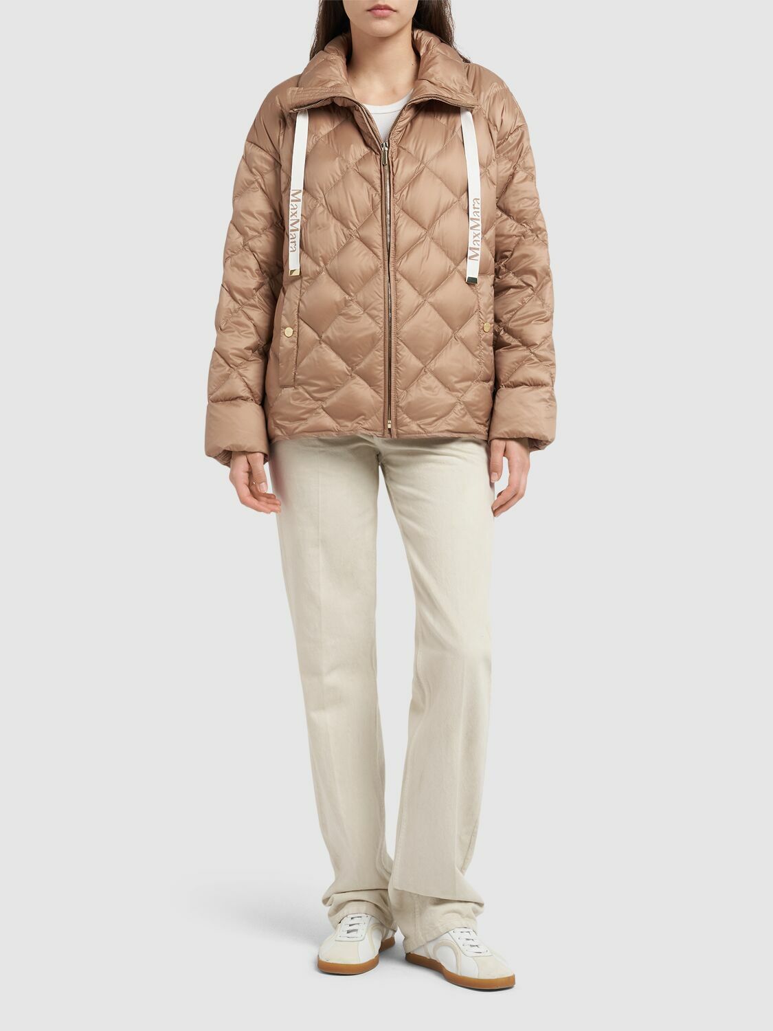 MAX MARA|DOWN JACKETS (PISOFT (19481034 081 / 194810346 MAX MARA Pisoft Quilted Waterproof Down Jacket Max Mara
