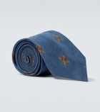 Polo Ralph Lauren Embroidered silk tie