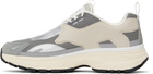 Maison Kitsuné Gray & Beige Sora Sneakers