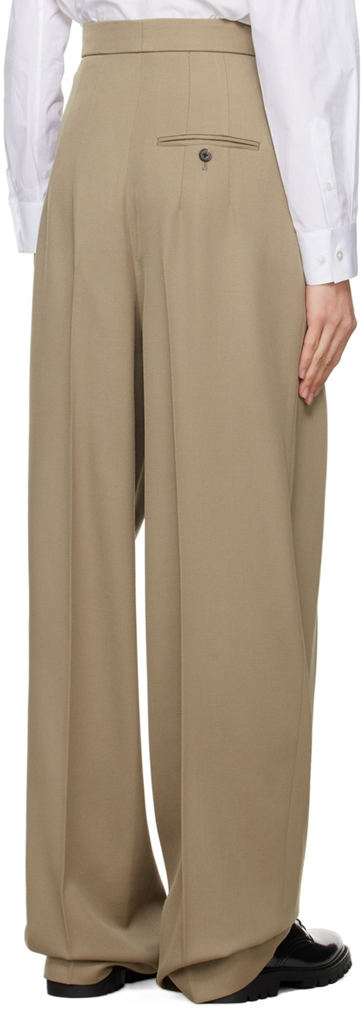 The Row Beige Marcellita Trousers The Row