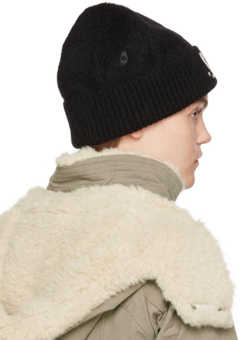 ADER error Black Felted Beanie