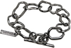 Collina Strada Gunmetal Crushed Chain Bracelet