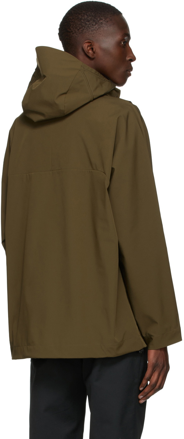 paria /FARZANEH Khaki Chartreuse Snood Jacket Paria Farzaneh