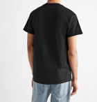 FLAGSTUFF - Kaneko Tomiyuki Printed Cotton-Jersey T-Shirt - Black